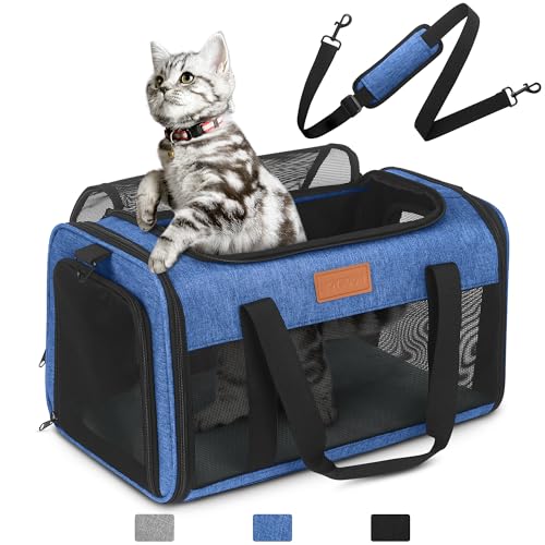 PETUX Soft Airline Pet Carrier for Small Cats & Dogs