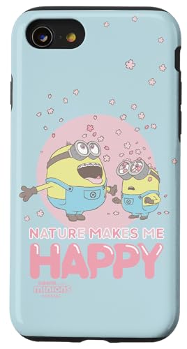 �~�j�I���Y Otto and Bob Sakura Blossoms Nature Makes Me Happy �X�}�z�P�[�X iPhone SE (2020) / 7 / 8 �p