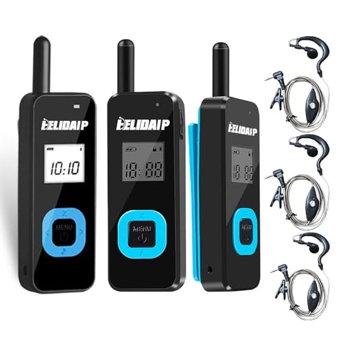 ELIDAIP T-M1 Super Mini Walkie Talkies 3 Inches