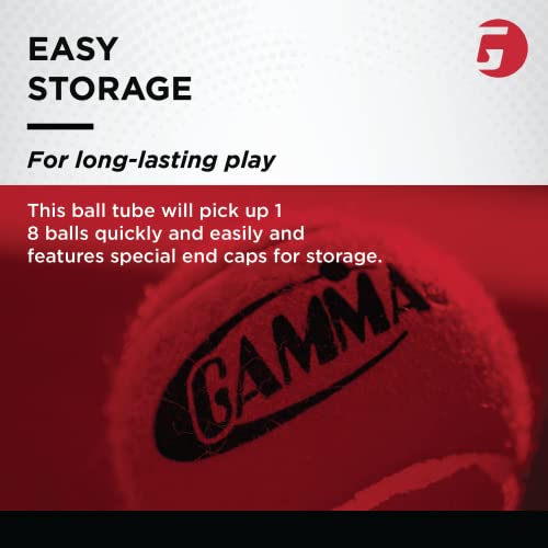 Gamma Tennis Ballhopper Balltube 18 - Clear - Holds 18 Balls #TOP4