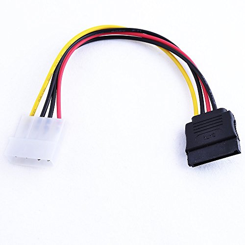 REY Cavo di alimentazione IDE MOLEX a SATA - Cavo di prolunga per unità disco rigido SERIAL ATA