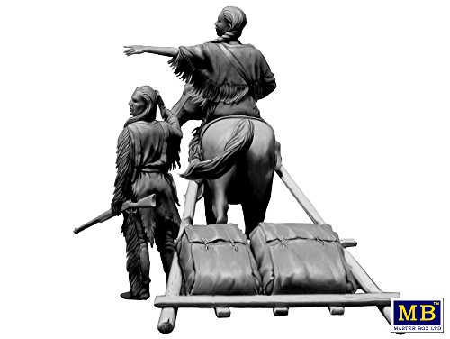 Figura Serie Guerras Indias Great Plains Masterbox miniatura 3