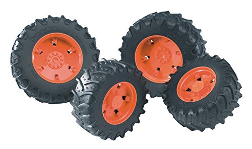 Preisvergleich Produktbild bruder 03312 Zwillingsbereifung mit orangen Felgen, Premium-pro
