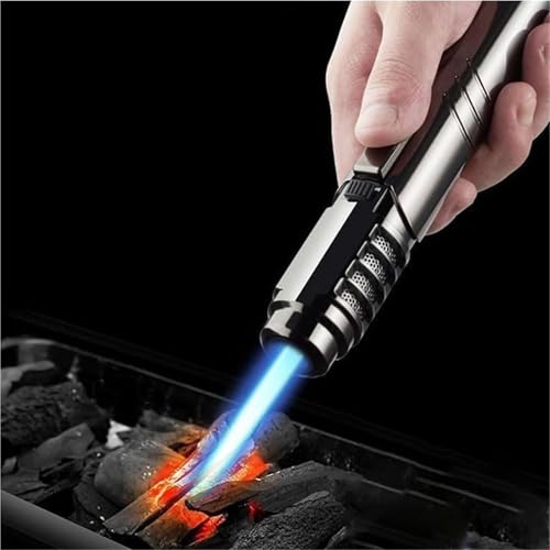 Encendedor de mechero a gas recargable azul miniatura 2
