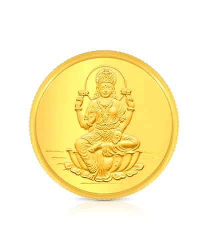 Image of Bhima Jewels BIS Hallmark 22K Lakshmi Gold Coin 1 g