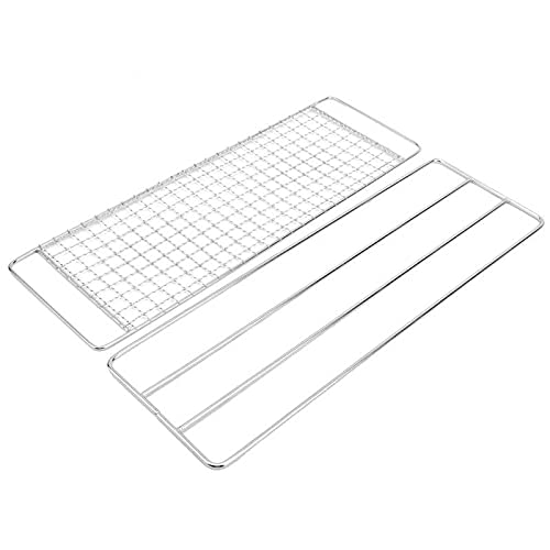 Rejilla for Barbacoa de Acero Inoxidable para Cocina y Camping