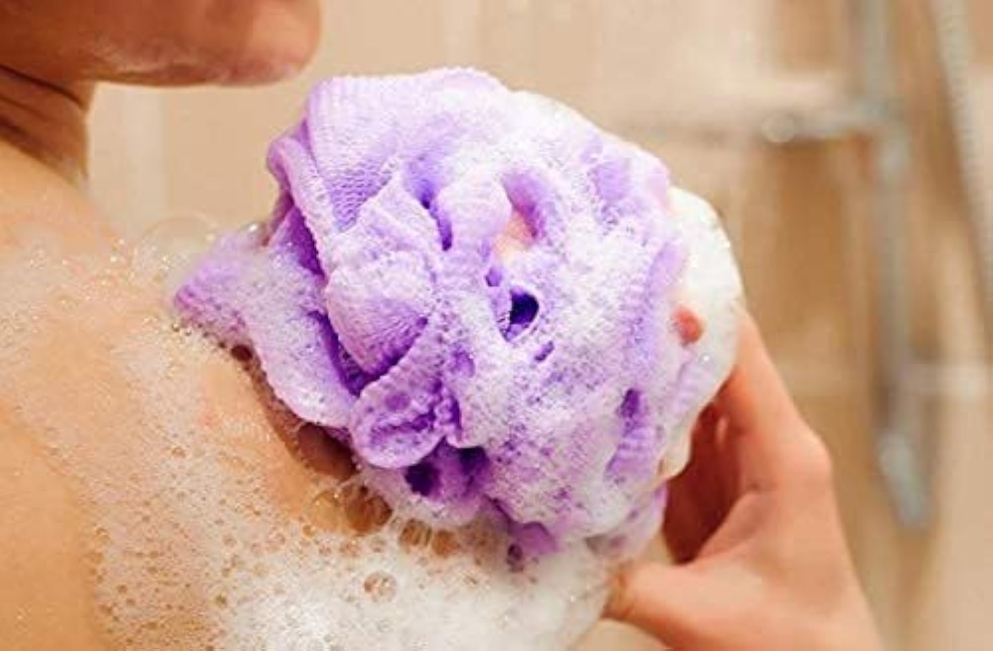 Soft Loofah Sponge Scrubber for Bathing, Gift for All
