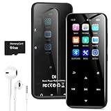 80GB MP3 Player with Bluetooth 5.0: Portable HiFi Music Player with 2.4" Screen,Buit-in Speaker, Voi