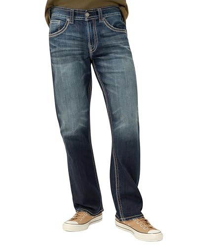 Silver Jeans Co. Men's Gordie Relaxed Fit Straight Leg Jeans