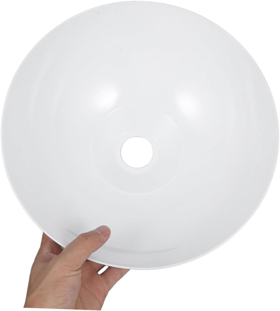 Angoily 2Pcs Acrylic Pendant Light Covers Modern White Lampshade for Ceiling Lamp Simple Lampshade Decor Replacement Hanging Lamp Shades for Home Living Room