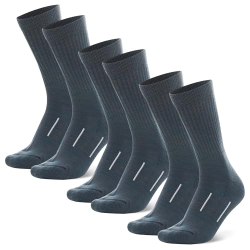 Image of Merino Wool Socks for Men and Women Hiking Merino Wool Boot Socks Thermal Warm Crew Style Work