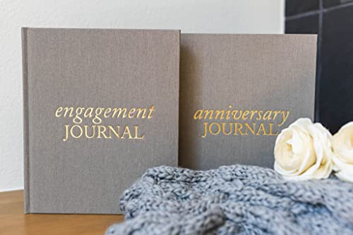 Engagement and Anniversary Journal Bundle by Duncan & Stone, Taupe