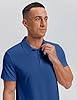PINSPARK Mens Polo Shirt Performance Moisture Wicking Polo Shirts for Men UPF 50 Golf Shirts Quick Dry Casual Collared Shirt #1