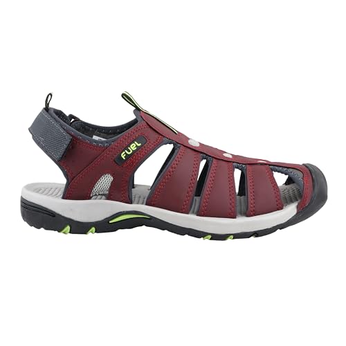 Image of FUEL Fisherman Sandals for Men Comfortable, Breathable & Flexible Stylish Casual Sandals Protective Bump Toe Perfect Outdoor Beach Anti-Skid Sports Footwear For Gents (Soldier-11)