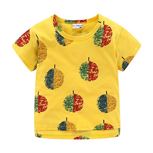 Image of Mud Kingdom Boys Girls T-Shirts Cotton Cute Cartoon Graphic Tees for Kids 2-8 Years