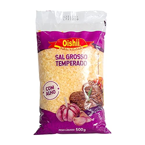Oishii Sal Grosso Com Alho 500G