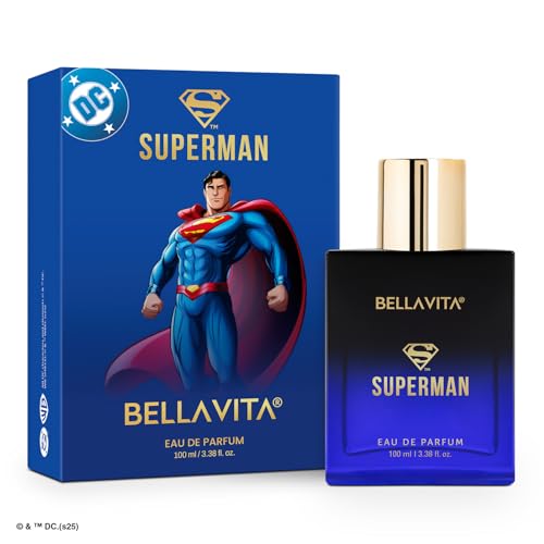 Image of BELLAVITA SUPERMAN | Long Lasting EDP 100ml Perfume for Man | Bergamot, Jasmine and Musk | Premium Fragrance for Men