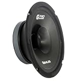 Genius Audio MHLA8 8' Midhigh Drivers - 1400W - 700 WMAX - 1.5' Vc Car Audio Midhigh Speaker - 4 Ohm, Ferrite Magnet