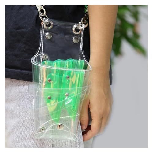 Pochette avec ceinture de coiffure bleue pour garder ses ciseaux à portée de main