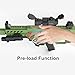 Orbiiegels Gel Blaster Orby Gun Automatic Rifle, Pre-Load Function, High Speed Splat Gel Orbee Gun for Backyard Games (Green)