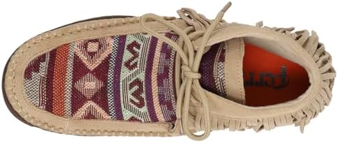 Ferrini Italia Womens Maya Geometric Southwest Chukka Casual Boots Ankle - Beige - Size 10 B | Image 3