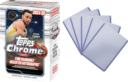 2024-25 Topps Chrome Basketball Cards - Factory Sealed -