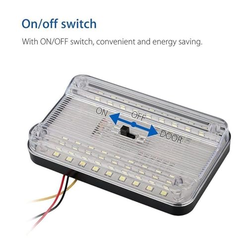 Luz interior del coche de techo 12V 36 LED plafon habitaculo 2
