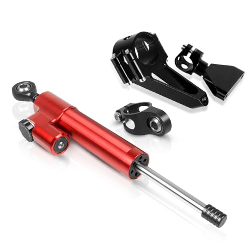 Stabilisateur de direction CBR600F4i amortisseur en alu usin&eacute; avec support d'ancrage d&eacute;di&eacute;