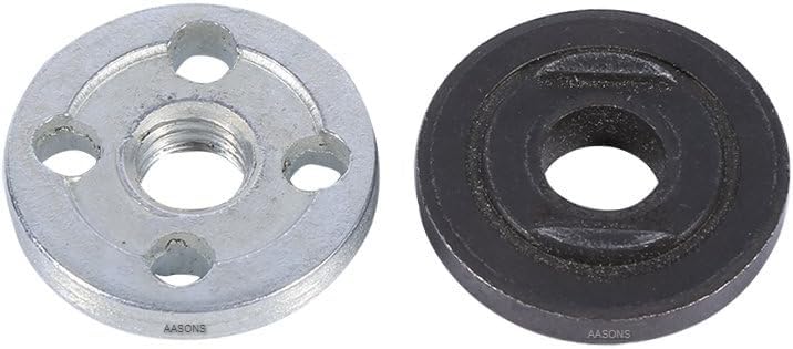 AASONS M10 For 4" (100mm) Angle Grinder Flange Nut Set - Inner & Outer Flange Nut Pair Kit