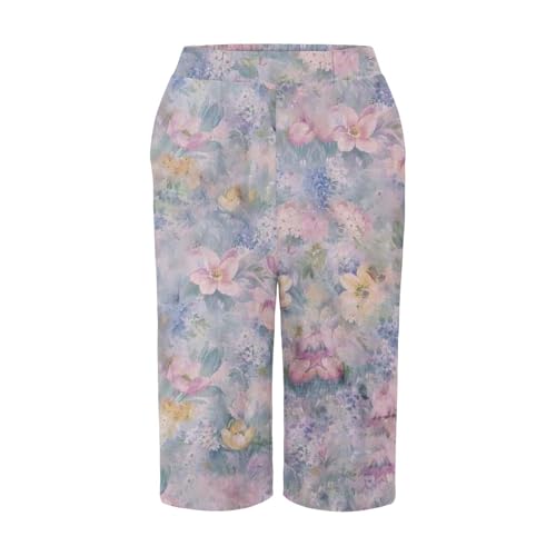 Pantalon été large taille élastique femmes plage chic et ample