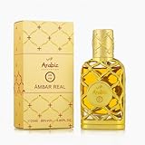 Arabic Ambar Real, Perfume Árabe Unissex, 25ml, Dourado