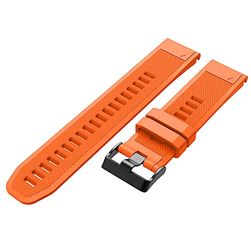 Bracelet montre silicone Quickfit anti-irritation pour Garmin Fenix 5X 6X Pro