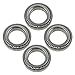 Front Inner & Outer Wheel Bearing w/Seal Kit Pair LH & RH for Suzuki Samurai