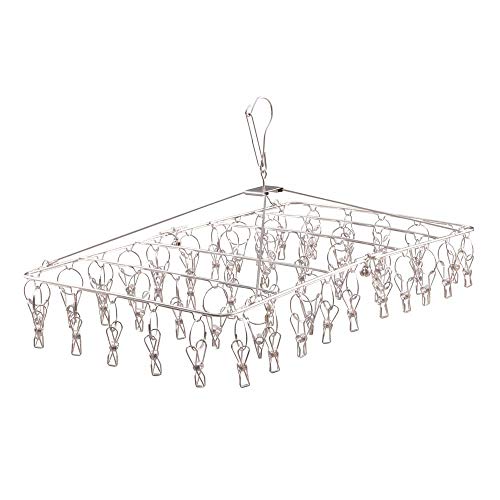 アイリスオーヤマ ステンレスピンチハンガー 洗濯ハンガー 洗濯 物干し 50ピンチ ステンレス 落ちにくい サビにくい 回転式 PIH-50SH