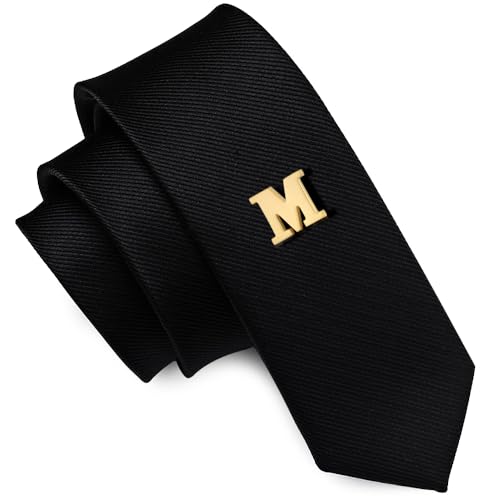 Image of HONEY BEAR Mens Womens Initial Alphabet Letter Lapel Pins Collar Badge Brooches for Business Wedding Graduation Gift Matte Gold 0.59 inches