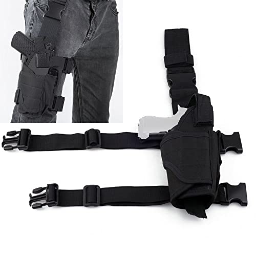 Vdones Drop Leg Holster Tactical Thigh Strap Holster Pistol Hip Airsoft Leg Gun Costume Harness Men Women For Shooting, Military #TOP5