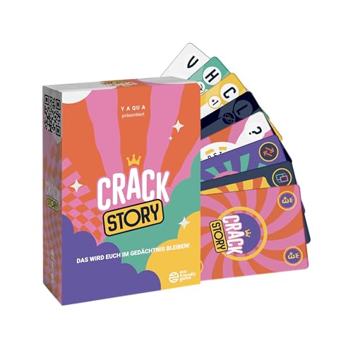 CRACK STORY – Ein unterhaltsames Spiel für Jede Gelegenheit I ob mit Freunden, der Familie oder bei Einer spontanen Runde I Kartenspiel I 2-8 Spieler I Brettspiele ab 10 Jahre I 30+ Minuten I Deutsch – Bild 8