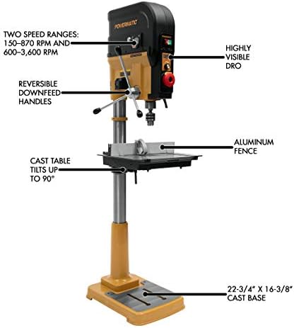 20-Inch Variable-Speed Drill Press 