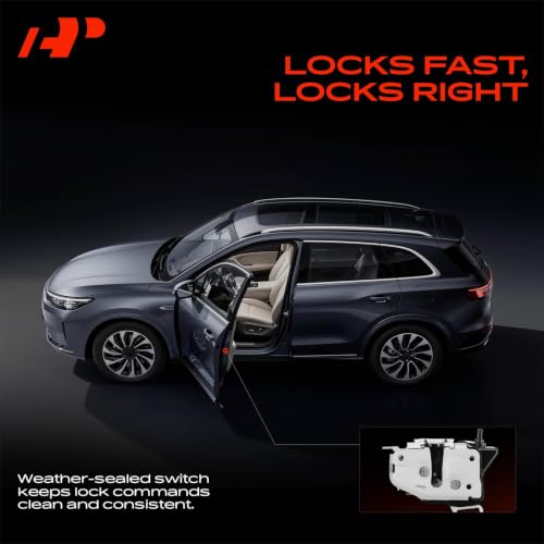 Image of A-Premium Rear Right Passenger Side Door Lock Latch Assembly Compatible with Ford F-250 Super Duty /F-350 Super Duty /F-450 Super Duty /F-550 Super Duty 1999-2008, Excursion 2000-2005, Only Fit 4-Door mo