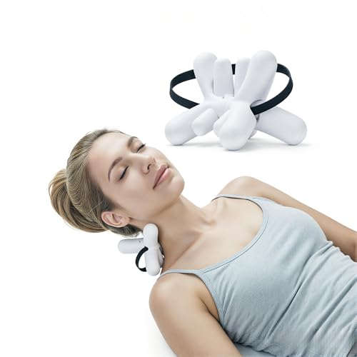 Occipital Release Tool for Neck Suboccipital Release Tool and Shoulder Trigger Point Massager Deep Tissue Acupressure Massage Tool for Headache TMJ and Cervical Tension Relief Hands-Free Design