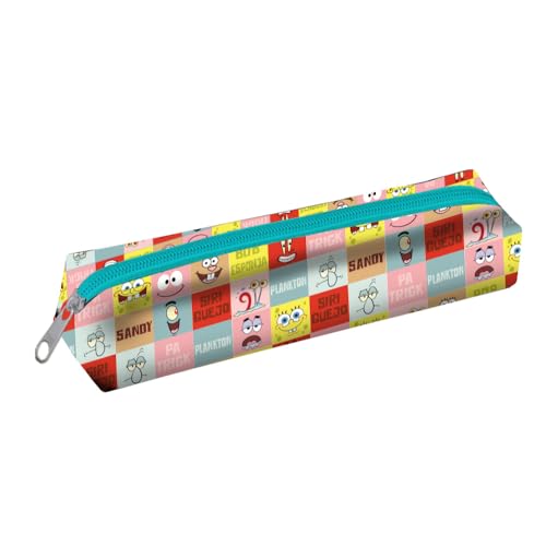 DAC - Estojo Pequeno com 1 Zíper em Tecido - Bob Esponja