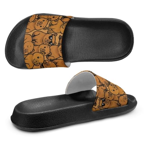 Image of Slides for Boys Girls Quick Drying Kids Slides Sandals Non-Slip