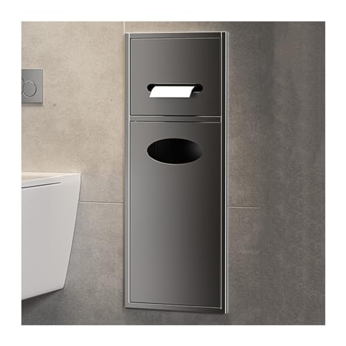 Stainless Steel Shower Niche, Wall Recessed Bathroom Shelves, Room Alcove, Toilet Paper Toilet Brush Shampoo Toiletries Rubbish Storage Shelves -Red||52x20x13.5