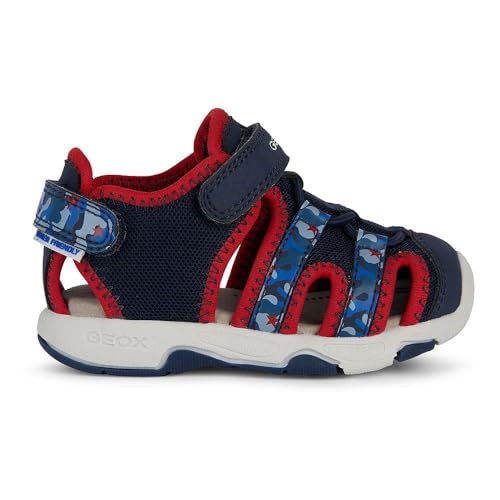 Geox Jungen Multy Boy B Sandalen : chaussures ouvertes réglables pour enfants actifs