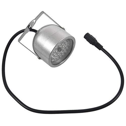 Preisvergleich Produktbild REFURBISHHOUSE 48 LED IR Infrarot Scheinwerfer Nachtsicht ueberwachungskamera CCTV Kamera DC12V Silber