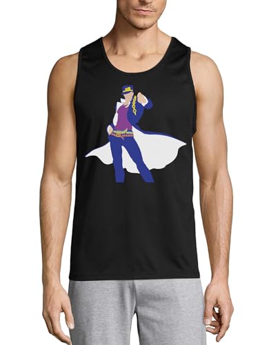 Débardeur en coton Anime 77 homme noir en tissu premium et finitions soignées