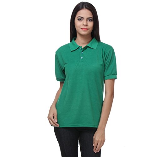 Image of Teemoods Women's Polo T-Shirt: Soft & Breathable Pique Polo, Short Sleeves. Regular Fit for Comfort, Cotton Blend Material, Sizes Medium to 2XL