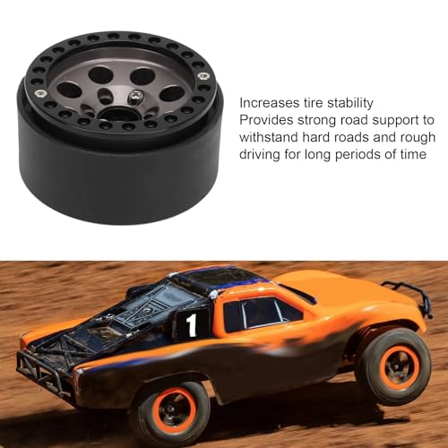 Cubo de Roda RC, Cubo de Roda de Carro RC de Liga de Alumínio de 1,9 Polegadas Estável para Redcat G