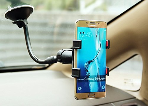 Suporte Veicular Universal para Celulares GPS Haste flexível Ventosa