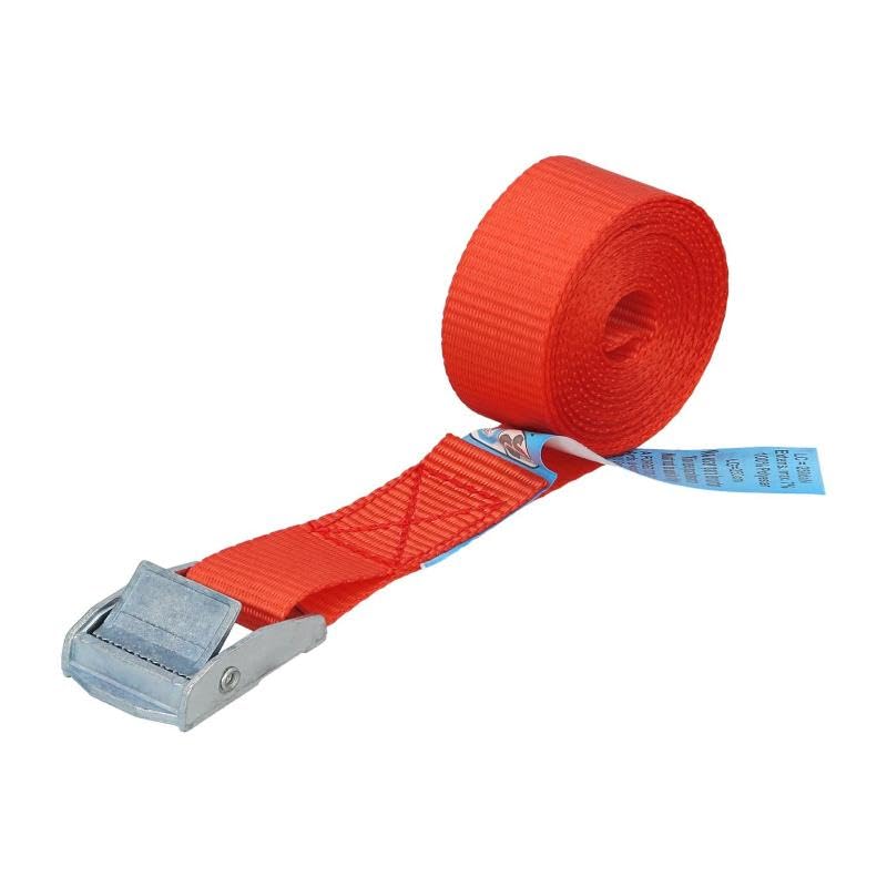 Ratchet Tie Strap 2.5 Metres x 25 mm. Automatic Metal Ratchet, Webbing, Merchandise Sling, Strap Fastening